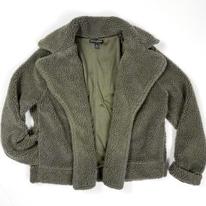 COPY - Banana Republic Teddy Jacket Olive Green Size M